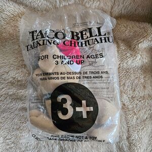 Vintage Talking Taco Bell Plush Toy